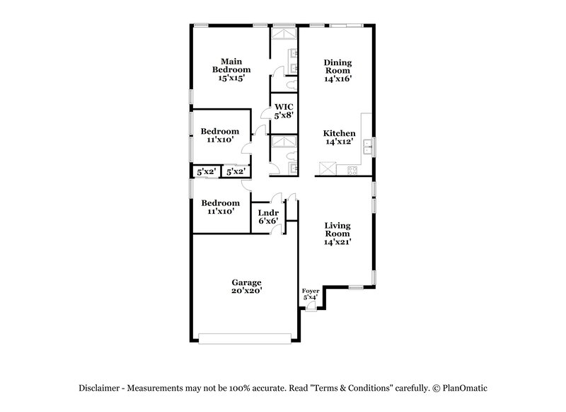 2,010/Mo, 3962 Crystal Trip Ct Las Vegas, NV 89129 Floor Plan View