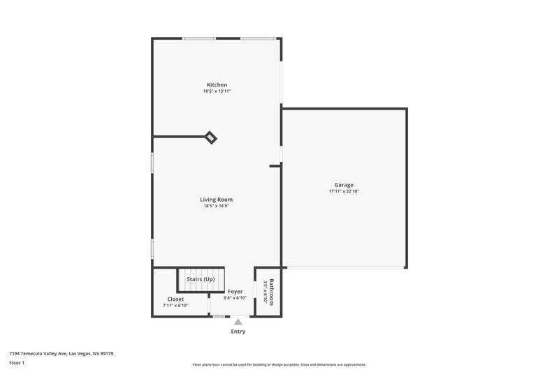 1,945/Mo, 7194 Temecula Valley Ave Las Vegas, NV 89179 Floor Plan View