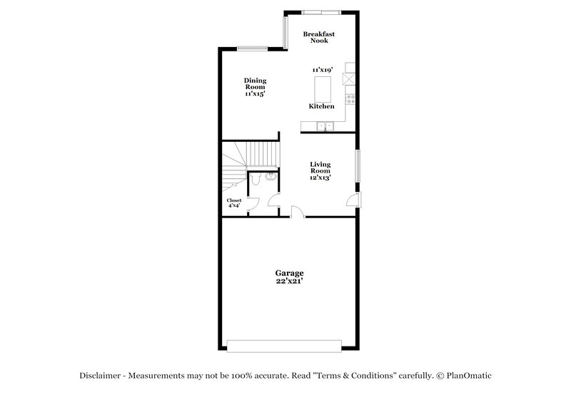 2,175/Mo, 6425 Raven Hall St North Las Vegas, NV 89084 Floor Plan View