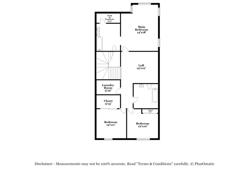 2,175/Mo, 6425 Raven Hall St North Las Vegas, NV 89084 Floor Plan View 2
