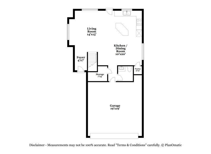 1,990/Mo, 3544 Ashford Grove Street Las Vegas, NV 89122 Floor Plan View 2