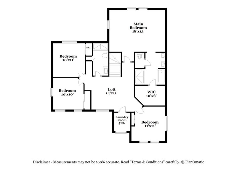 2,320/Mo, 8312 Oppenheimer St Las Vegas, NV 89139 Floor Plan View 2