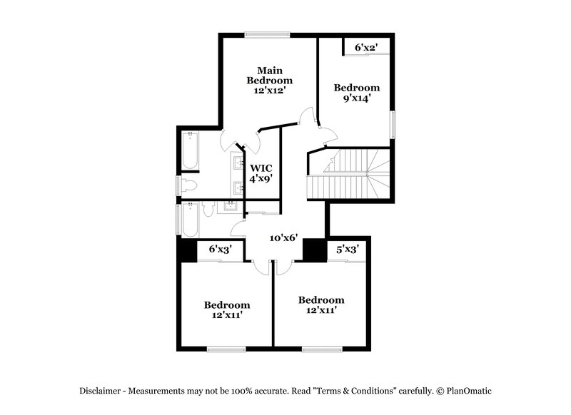 2,265/Mo, 8612 Paddle Wheel Way Las Vegas, NV 89117 Floorplan View