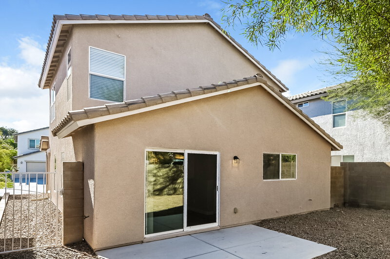 1,990/Mo, 7424 Scottish Castle Ave Las Vegas, NV 89113 Rear View