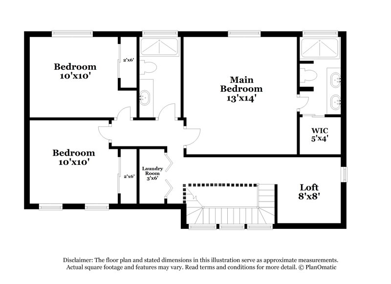 2,370/Mo, 128 Manor House Ave Las Vegas, NV 89123 Floor Plan View 2