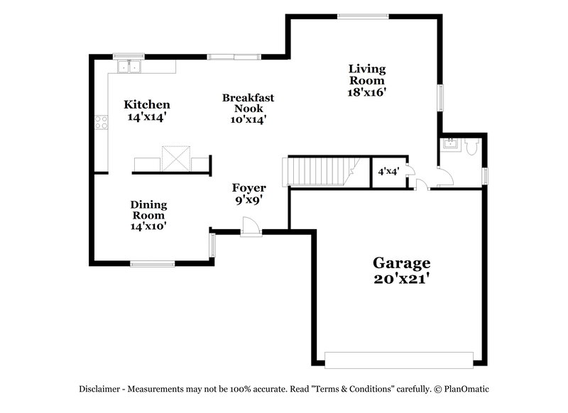 2,690/Mo, 8735 Le Agavi Ct Las Vegas, NV 89148 Floor Plan View