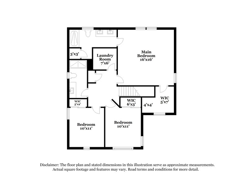 1,875/Mo, 228 Big Cliff Ave North Las Vegas, NV 89031 Floor Plan View 2