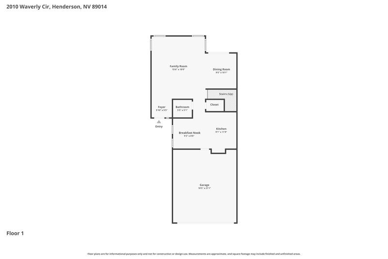 2,260/Mo, 2010 Waverly Cir Henderson, NV 89014 Floor Plan View