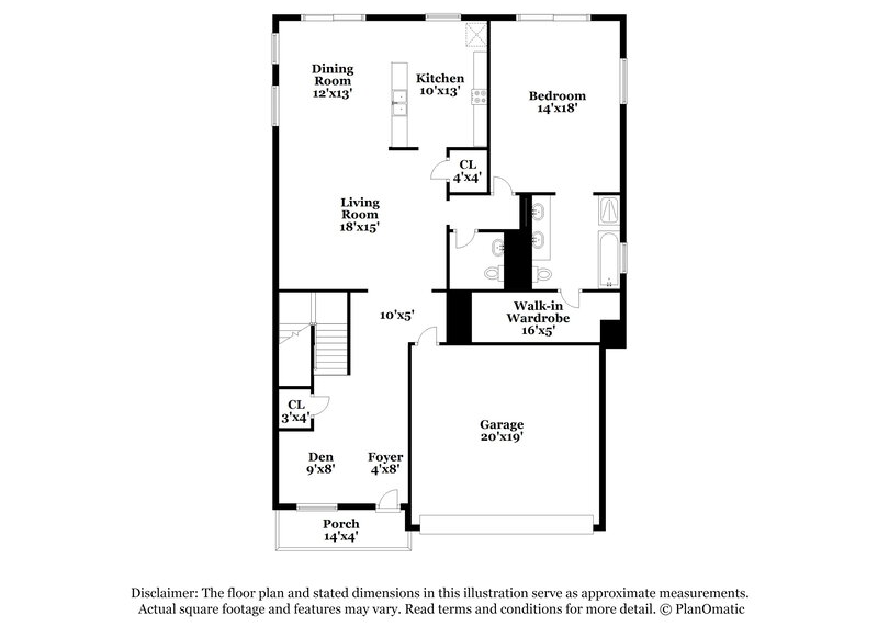 4,930/Mo, 10435 Romoco Ct Las Vegas, NV 89178 Floor Plan View