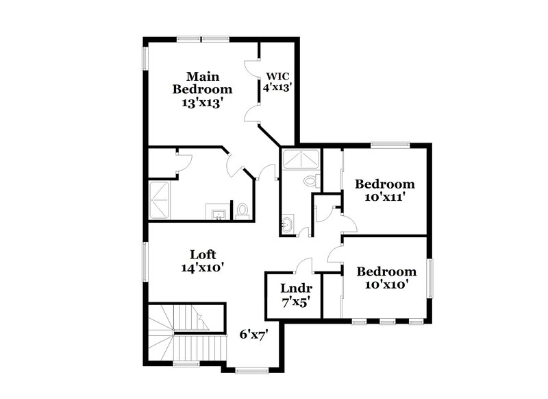2,115/Mo, 6192 Windmill Island Ave Las Vegas, NV 89139 Floor Plan View 2
