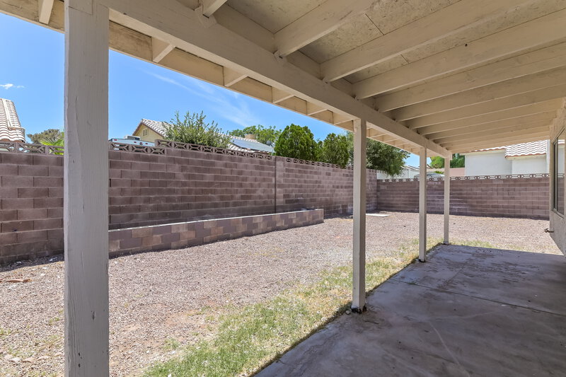 0/Mo, 2205 Farmouth Cir North Las Vegas, NV 89032 Patio View
