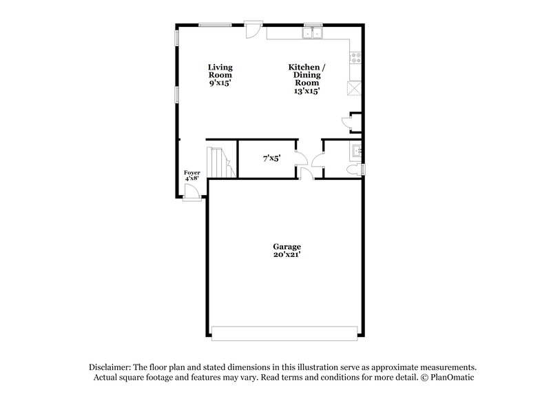 1,910/Mo, 10521 W Gilmore Ave Las Vegas, NV 89129 Floor Plan View