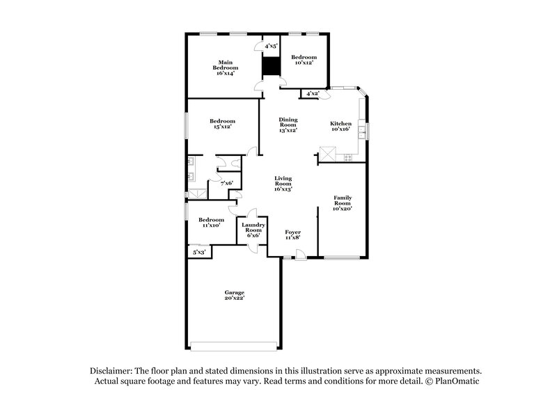 2,555/Mo, 801 Zinnia Cir Henderson, NV 89015 Floor Plan View