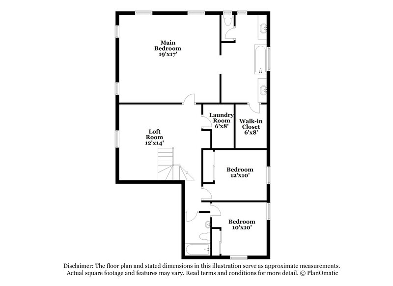 2,310/Mo, 9021 Norwood Creek Rd Las Vegas, NV 89139 Floorplan View 2