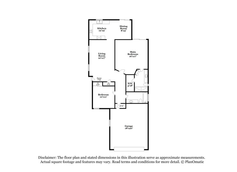 1,855/Mo, 4361 Faberge Ave Las Vegas, NV 89115 Floorplan View
