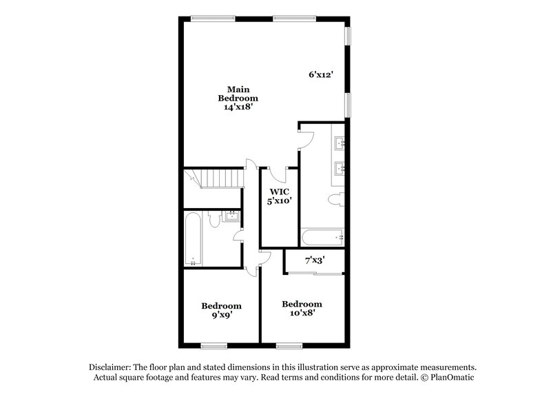2,035/Mo, 8237 Harvest Spring Pl Las Vegas, NV 89143 Floor Plan View 2