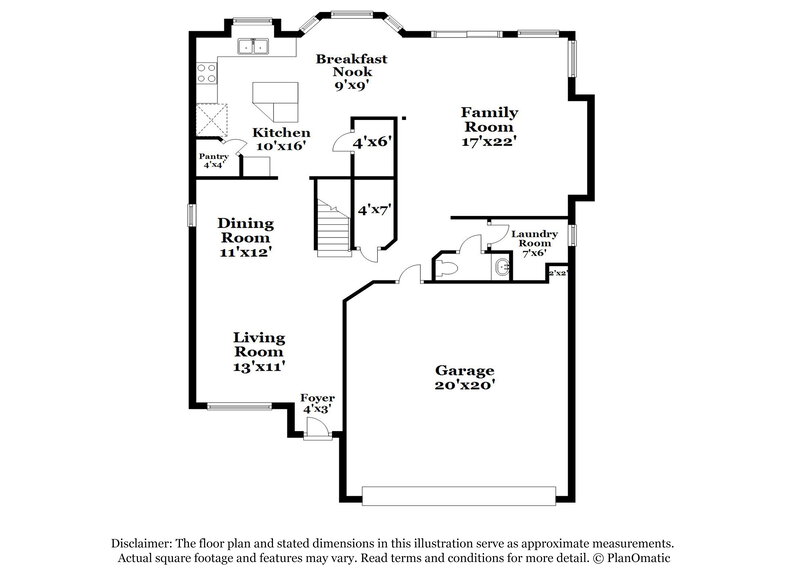 2,290/Mo, 425 Orchid Oasis Ave North Las Vegas, NV 89031 Floor Plan View