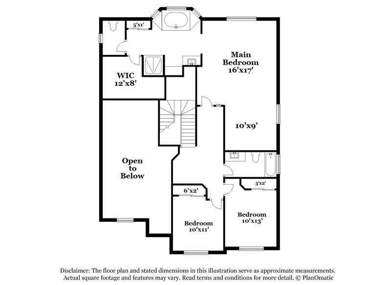 2,290/Mo, 425 Orchid Oasis Ave North Las Vegas, NV 89031 Floor Plan View 2