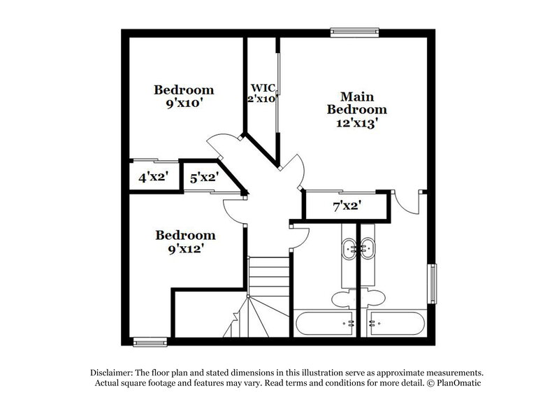 1,900/Mo, 607 Avon Ave Henderson, NV 89014 Floor Plan View