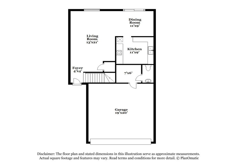 1,900/Mo, 607 Avon Ave Henderson, NV 89014 Floor Plan View 2