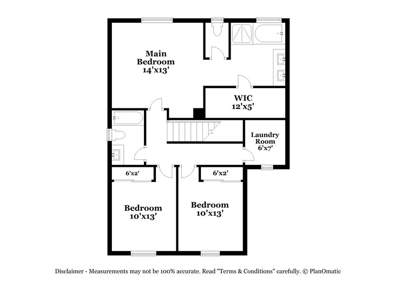 2,125/Mo, 4508 Harbison Canyon Ct Las Vegas, NV 89130 Floorplan View 2
