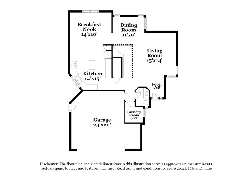 2,500/Mo, 104 Escada Ln Las Vegas, NV 89145 Floor Plan View