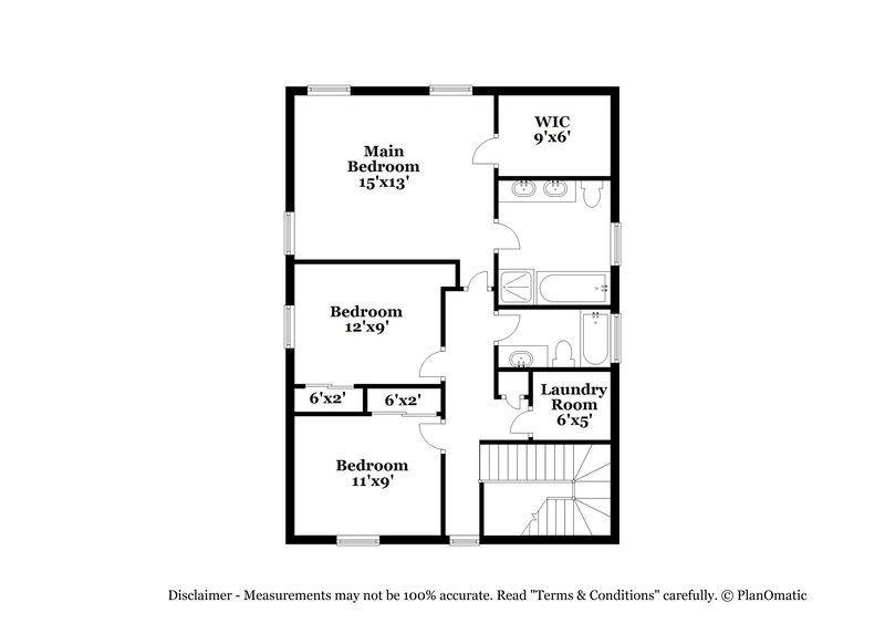 2,120/Mo, 3376 Palio Ave Las Vegas, NV 89141 Floor Plan View 2