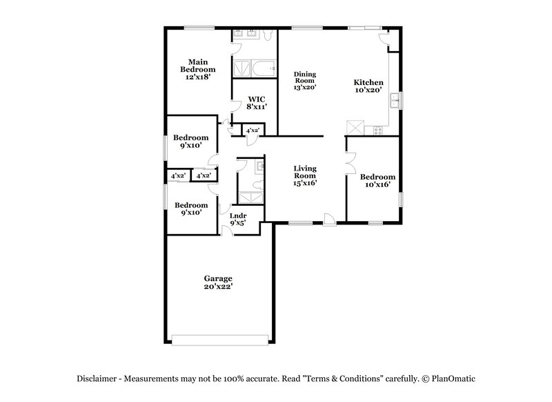 2,350/Mo, 1045 Amber Gate St Henderson, NV 89002 Floor Plan View