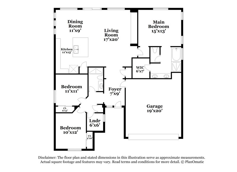 2,215/Mo, 7532 Port Orchard Ave Las Vegas, NV 89113 Floor Plan View