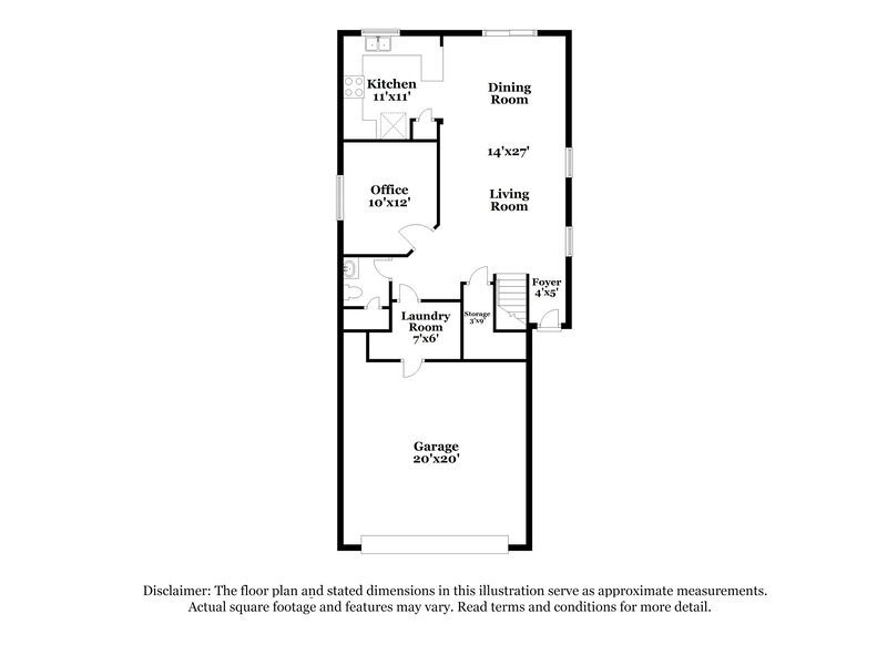 2,250/Mo, 6179 Fisher Creek Ct Las Vegas, NV 89139 Floor Plan View