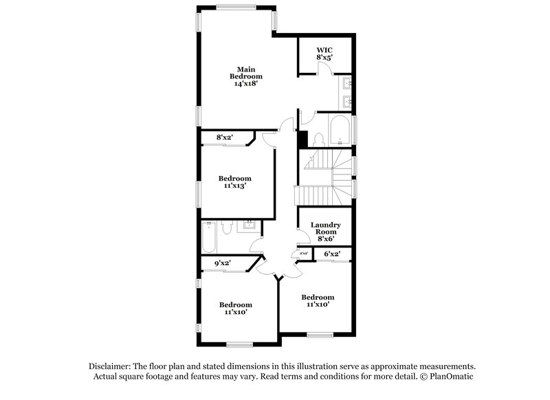 2,235/Mo, 6441 Butterfly Sky North Las Vegas, NV 89084 Floor Plan View