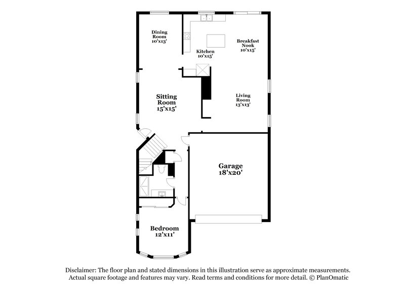 4,140/Mo, 9116 Iron Cactus Ave Las Vegas, NV 89148 Floor Plan View