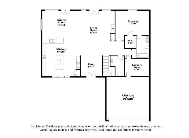 3,170/Mo, 9704 Bolton Landing Ct Las Vegas, NV 89178 Floor Plan View