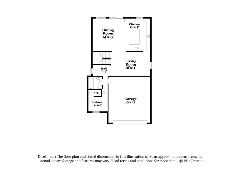 2,600/Mo, 8016 Central Railroad Ct Las Vegas, NV 89131 Floor Plan View