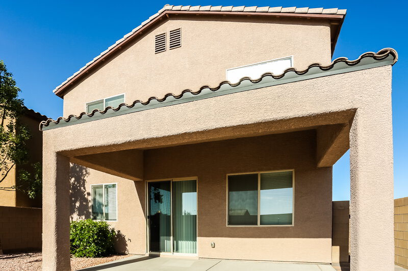 2,600/Mo, 8016 Central Railroad Ct Las Vegas, NV 89131 Rear View