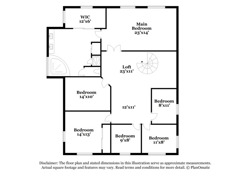 3,285/Mo, 8532 W Gilmore Ave Las Vegas, NV 89129 Floor Plan View 2