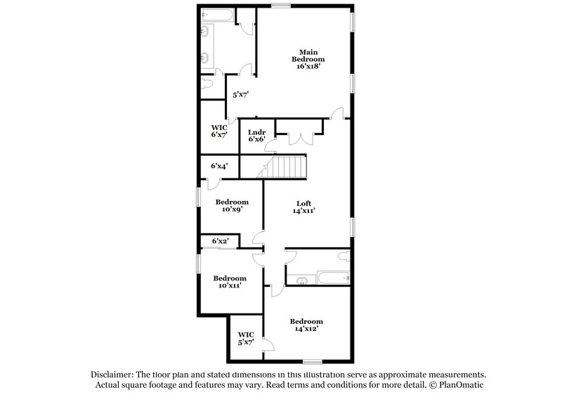 2,815/Mo, 2938 Saltillo Ln Las Vegas, NV 89121 Floor Plan View 2