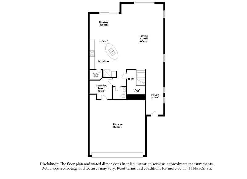 3,405/Mo, 9918 Rams Leap Ave Las Vegas, NV 89166 Floor Plan View