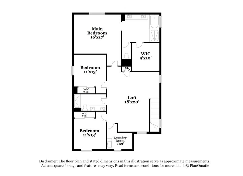 4,160/Mo, 6485 Cape Canyon Ct Las Vegas, NV 89141 Floor Plan View