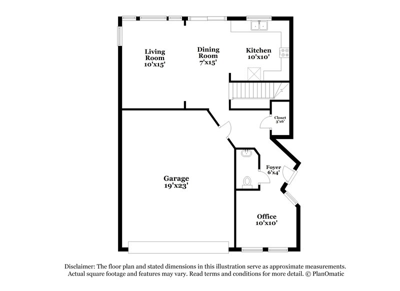 2,025/Mo, 7489 Dune Sunflower Ct Las Vegas, NV 89139 Floor Plan View