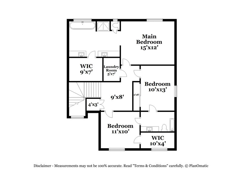2,180/Mo, 8274 Amtrak Express Ave Las Vegas, NV 89131 Floor Plan View 2