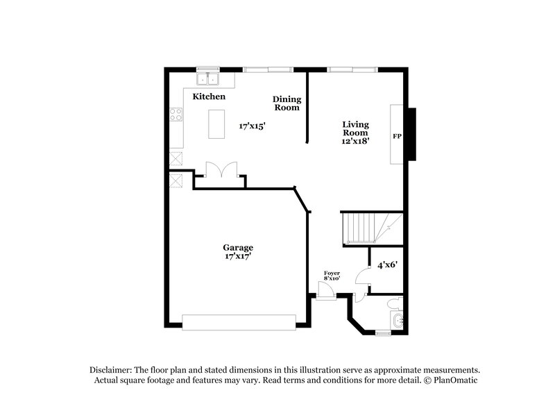 2,120/Mo, 6620 Melodic Ct Las Vegas, NV 89139 Floor Plan View