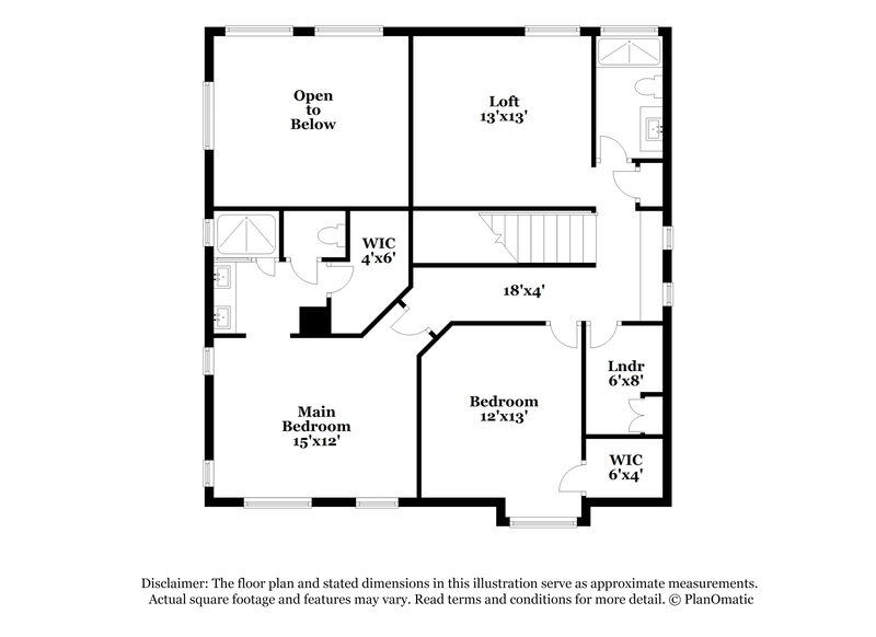 2,375/Mo, 6191 Carson Hills Ave Las Vegas, NV 89139 Floor Plan View