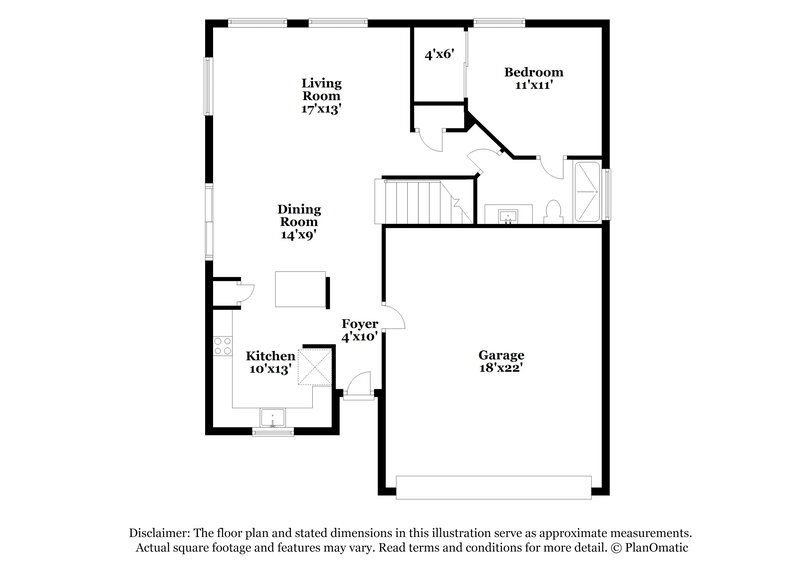 2,375/Mo, 6191 Carson Hills Ave Las Vegas, NV 89139 Floor Plan View 2