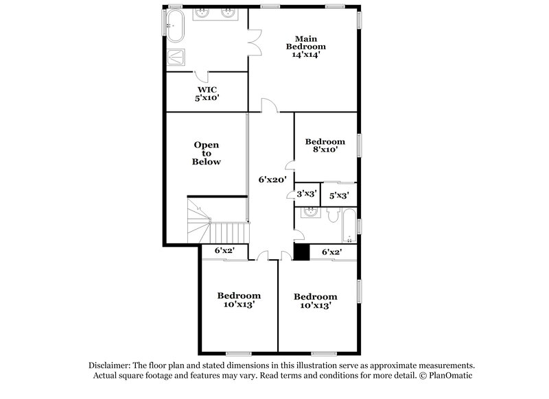 2,615/Mo, 7929 Dover Shores Ave Las Vegas, NV 89128 Floorplan View 2