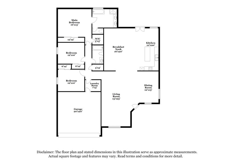 2,390/Mo, 541 Embassy Cir Henderson, NV 89002 Floorplan View