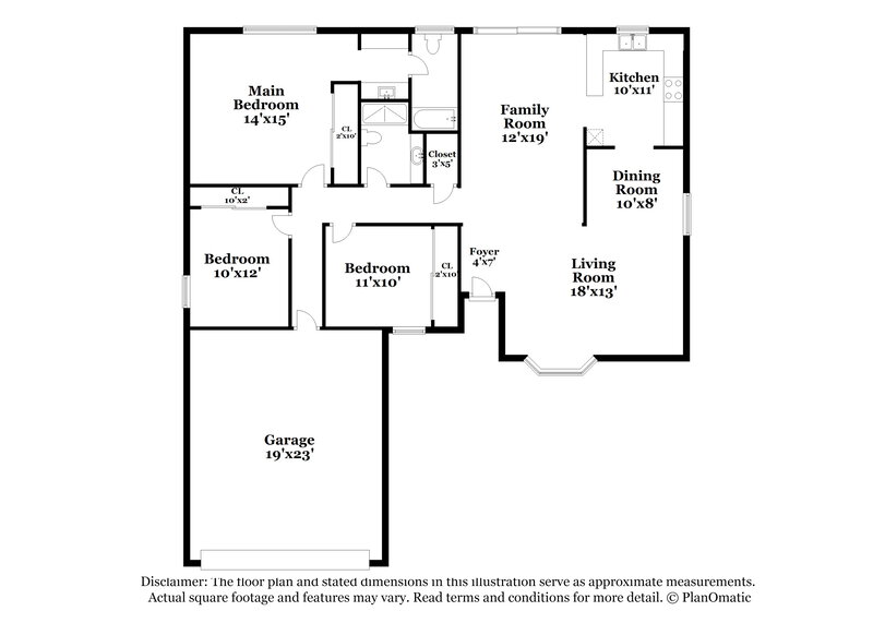2,275/Mo, 212 Appian Way Henderson, NV 89002 Floorplan View
