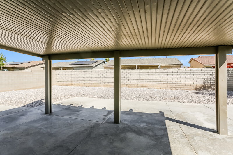 1,855/Mo, 2204 Fountain Valley Way North Las Vegas, NV 89031 Covered Patio View
