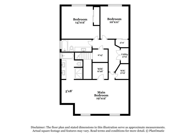 2,255/Mo, 8294 Oliver Twist Ln Las Vegas, NV 89113 Floor Plan View 2