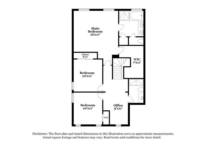 2,150/Mo, 8664 Bella Sparkle Ave Las Vegas, NV 89178 Floor Plan View 2